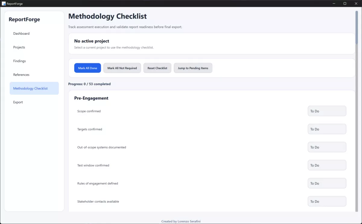 checklist2 reportforge