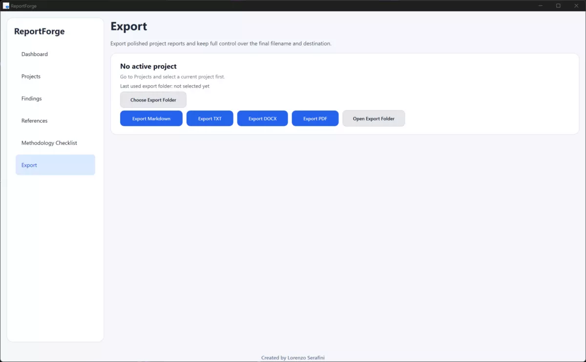 export reportforge