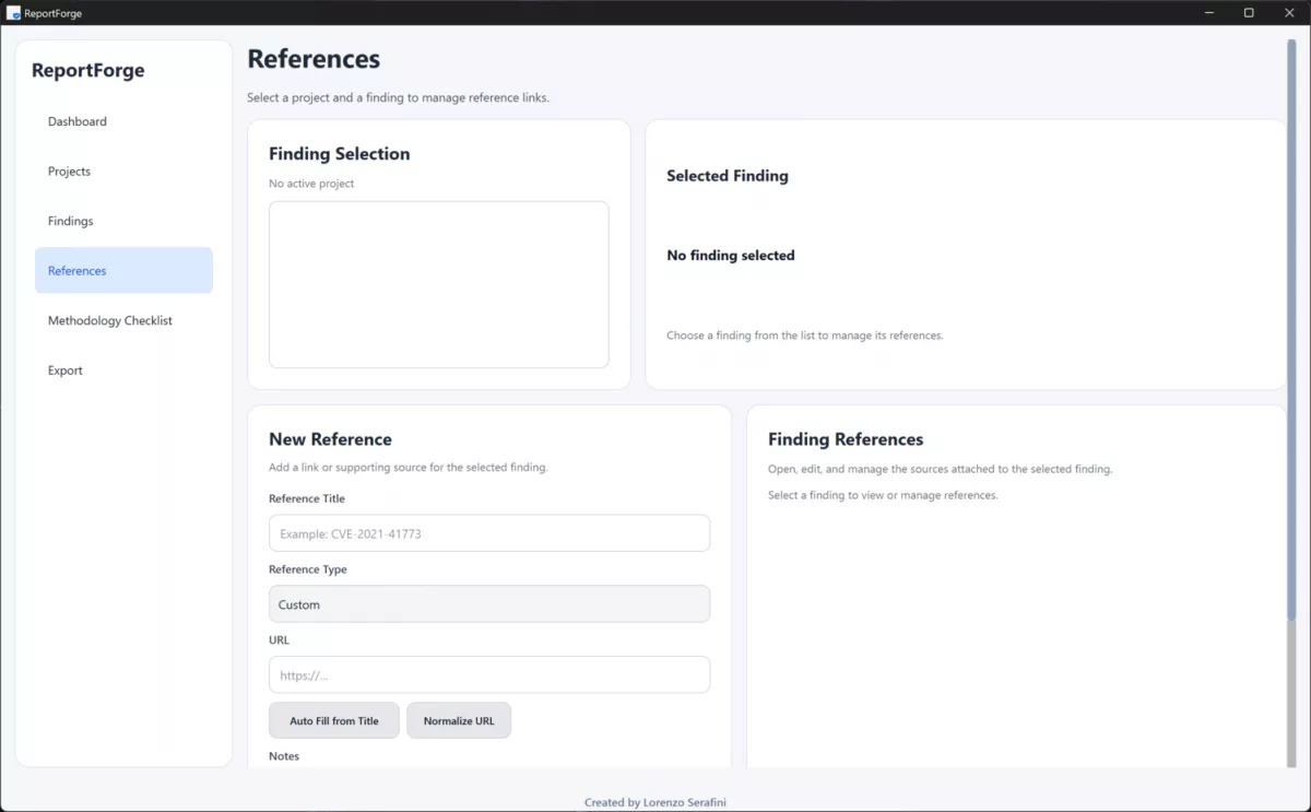 references reportforge
